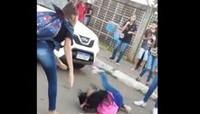 Vídeo: estudantes brigam em frente a escola no Distrito Federal
