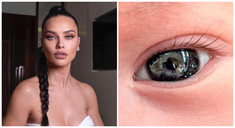 O terceiro filho de Adriana nasceu no dia 29 de agosto, mas apenas em setembro divulgou a informação. Na ocasião, ela postou uma foto do olho do bebê e explicou o significado do nome dele. 