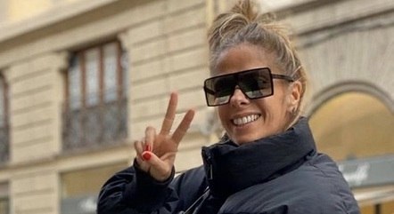 Adriane Galisteu em seus últimos dias de férias