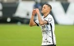 Meia-atacante Adson comemora gol pelo Corinthians