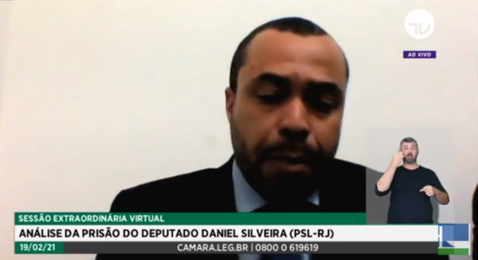 O advogado de defesa do deputado Daniel Silveira, Maurizio Rodrigues Spinelli

