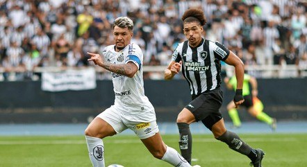 Botafogo e Santos ficaram no empate no Nilton Santos