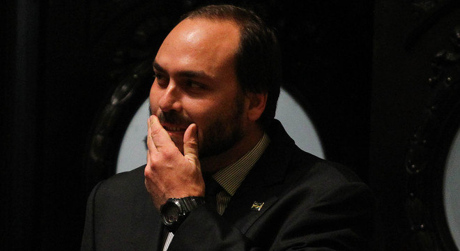 O filho do Presidente, Carlos Bolsonaro