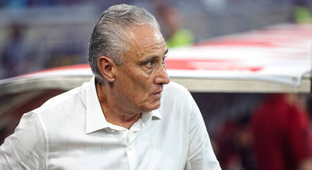 Tite em partida pelo Flamengo
