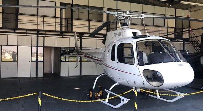 Helicóptero foi encontrado sendo preparado para o transporte de drogas