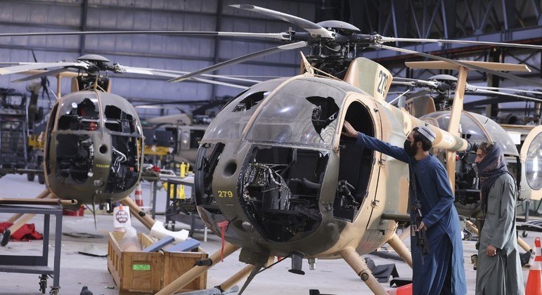 Aeronaves e outros equipamentos foram deixados ao Talibã no Afeganistão