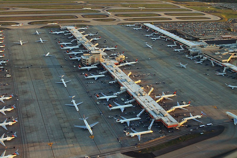Aeroporto Hartsfield-Jackson, em Atlanta: voos cancelados por falta de energia