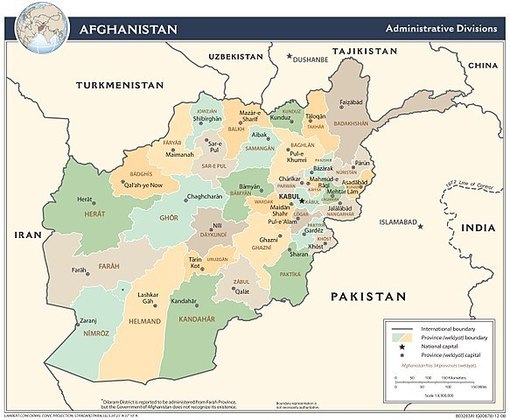 Afeganistão - O país montanhoso, no centro da Ásia, é território de muitos terroristas que representam uma ameaça mundial. O país tem 32,2 milhões de habitantes em 652 mil km². 