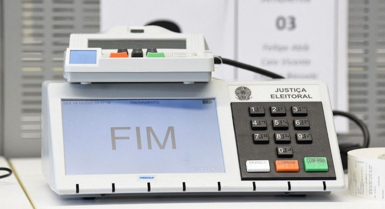 Urna eletrônica que será usada na eleição deste ano
