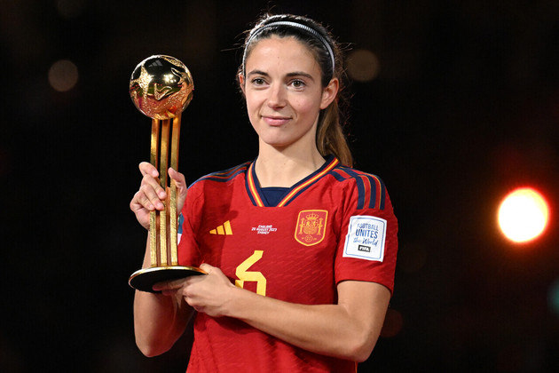 O prêmio Bola de Ouro, de artilheira da Copa do Mundo, ficou para a espanhola Aitana Bonmati