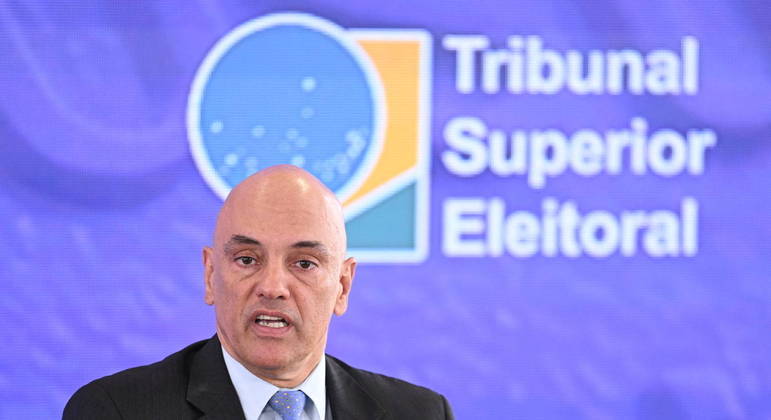 O presidente do Tribunal Superior Eleitoral (TSE), Alexandre de Moraes
