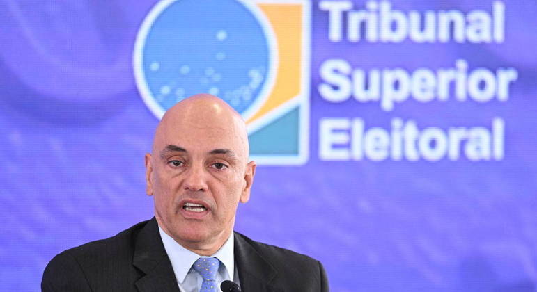 Alexandre de Moraes, presidente do TSE (Tribunal Superior Eleitoral)