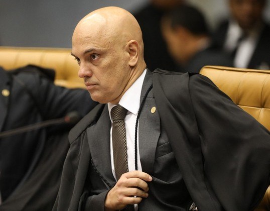 In this file photo taken on April 04, 2018 Brazilian Supreme Court judge Alexandre de Moraes is pictured during a session to rule on whether former president Luiz Inacio Lula da Silva should start a 12 year prison sentence for corruption, potentially upending this year's presidential election, at the Supreme Court in Brasilia. Brazilian President demanded the Senate to open an impeachment process against Supreme Court judge Alexandre de Moraes on August 20, 2021, amid increasing tensions between the two powers.
Victoria Silva / AFP