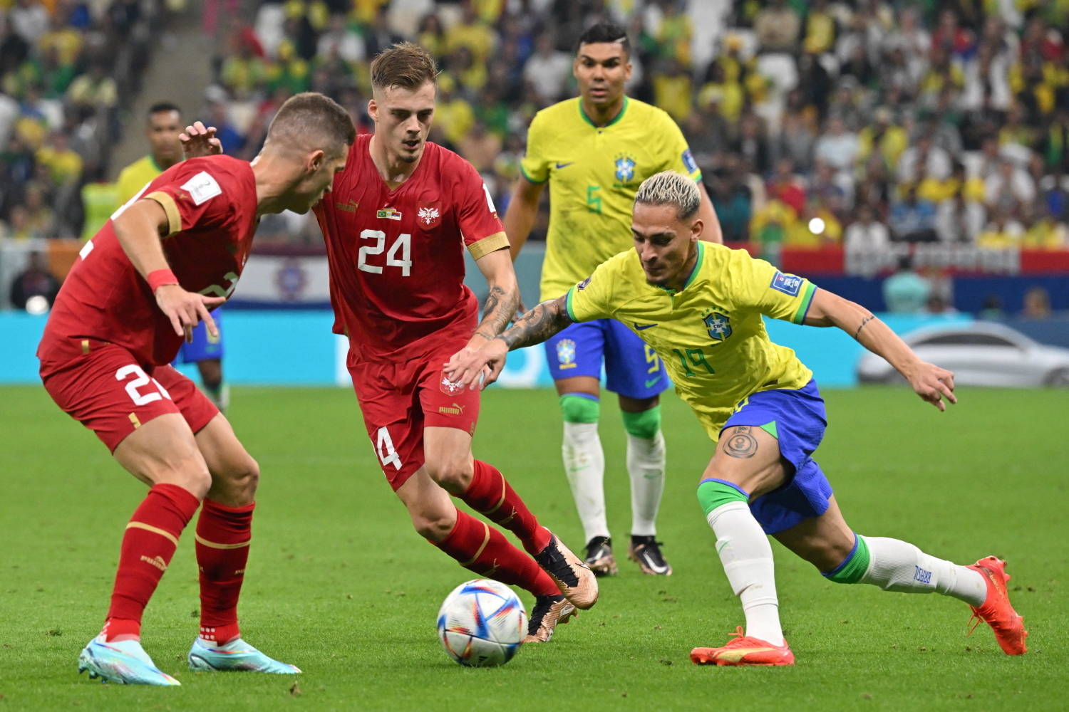 Antony se tornou o 12º jogador da Seleção. Se impôs na fase de grupos. Raphinha ameaçado
