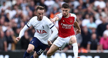 Titular, Lucas marca pela primeira vez em empate do Tottenham, futebol  inglês