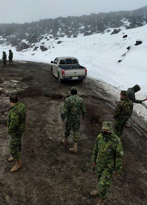 Avalanche no vulcão nevado deixou quatro mortos