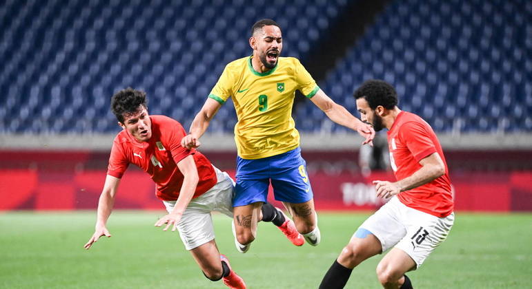 Matheus Cunha foi muito marcado, como todo o time brasileiro. Mostrou personalidade