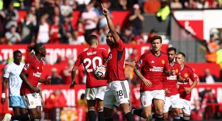 Casemiro fez um dos gols da reação do Manchester United
