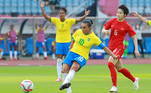 Com os gols de hoje, Marta atinge mais uma marca histórica: é a primeira jogadora a marcar em cinco edições de Jogos Olímpicos