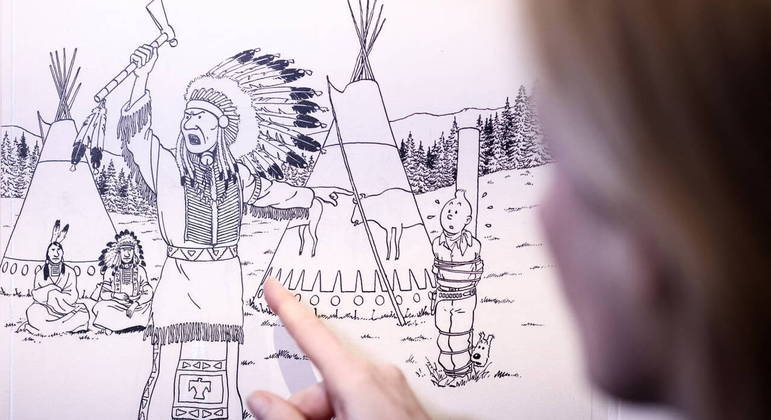 "Tintim na América" ​​é o terceiro volume das aventuras do jovem repórter