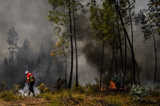 Atualmente, mais de mil bombeiros permanecem no terreno 
