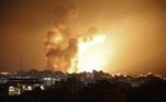 O grupo terrorista Hamas lançou sábado (7) uma ofensiva contra Israel, que respondeu imediatamente. Em resposta ao ataque o primeiro-ministro, Benjamin Netanyahu, afirmou que o Exército israelense utilizará 'todo o seu poder' para destruir o Hamas e pediu aos palestinos que abandonem a Faixa de GazaRemover
