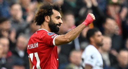 Salah fez o primeiro gol da vitória dos Reds
