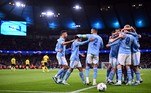 Na Inglaterra, o Manchester City, atual campeão da Champions League, venceu com autoridade o Young Boys, por 3 a 0, jogando no Etihad Stadium. Haaland fez dois gols, e Foden completou o placar