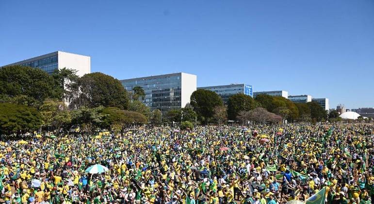 Esplanada dos Ministérios, onde deve ocorrer manifestação pró-Bolsonaro no feriado de 7 de Setembro
