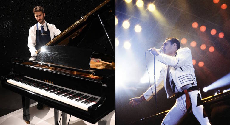 Além do piano que Freddie Mercury utilizou para compor 