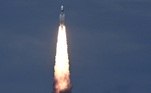 A Chandrayaan é a terceira tentativa da Índia na corrida espacial e significa 'veículo lunar' na língua local. O equipamento tem 2 metros de altura. Se tudo der certo, o robô vai percorrer a Lua durante duas semanas