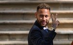FBL-SPAIN-BRAZIL-TRIAL
Paris Saint-Germain's Brazilian forward Neymar gestures as he leaves after attending a hearing at the courthouse in Barcelona on October 18, 2022, on the second day of his trial. Brazil superstar Neymar said his manager father always handled his contracts as he took the stand at his trial over alleged irregularities in his transfer to Barcelona in 2013. He also said he did not remember if he took part in the negotiations which led to an agreement sealed in 2011 with Barcelona over his transfer two years later to the Catalan side from Brazilian club Santos.
Josep LAGO / AFP