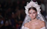 A model presents a creation from Elie Saab Haute-Couture Spring-Summer 2023-2024 collection during Paris Fashion Week in Paris, on January 25, 2023.
JULIEN DE ROSA / AFP
