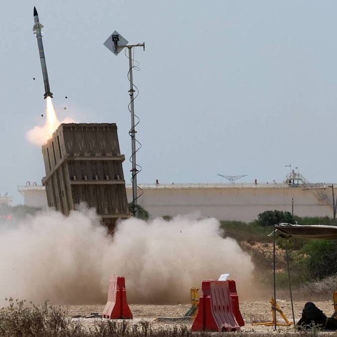 Sistema antimíssil de Israel atua para neutralizar foguete disparado de Gaza hoje