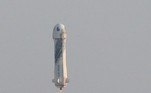 US-BLUE-ORIGIN-LAUNCH
VAN HORN, TEXAS - JULY 20: The New Shepard Blue Origin rocket lifts-off from the launch pad carrying Jeff Bezos along with his brother Mark Bezos, 18-year-old Oliver Daemen, and 82-year-old Wally Funk prepare to launch on July 20, 2021 in Van Horn, Texas. Mr. Bezos and the crew are riding in the first human spaceflight for the company. Joe Raedle/Getty Images/AFP
JOE RAEDLE / GETTY IMAGES NORTH AMERICA / Getty Images via AFP