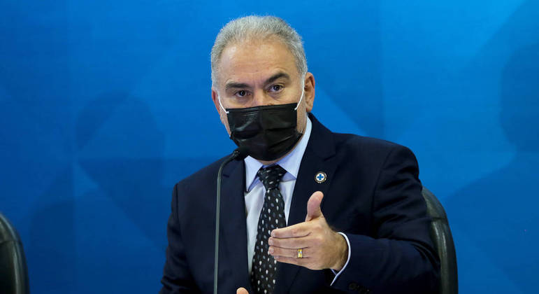 Ministro da Saúde, Marcelo Queiroga testou positivo para a covid-19