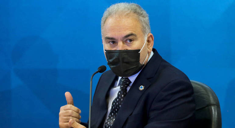 O ministro Marcelo Queiroga, que diz ser contra discriminação a não vacinados

