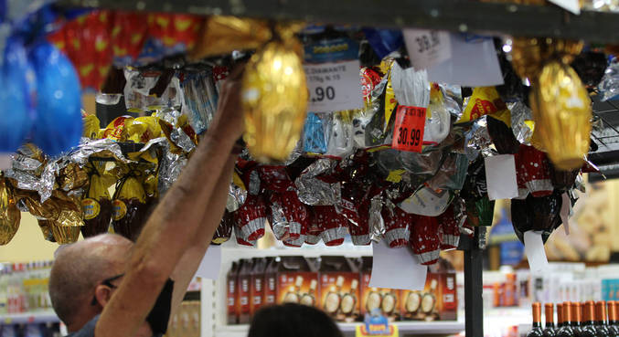 A estimativa do setor é uma alta de 36% nas vendas de chocolates nesta Páscoa