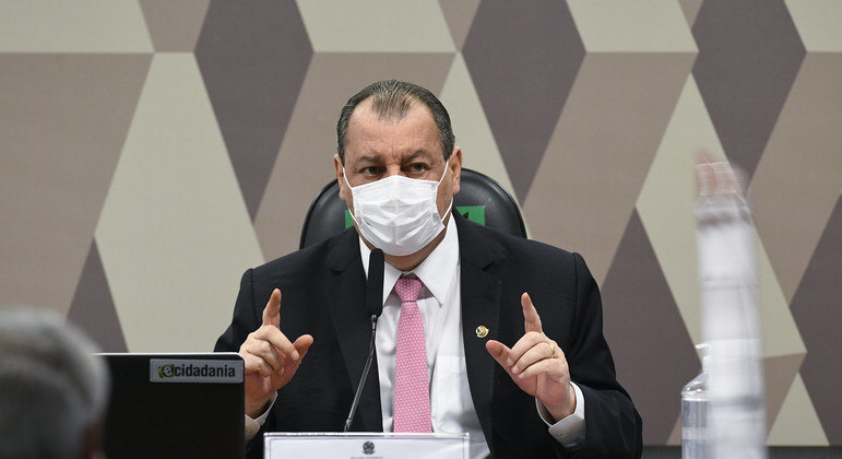 Foto: O presidente da CPI da Covid-19, Omar Aziz