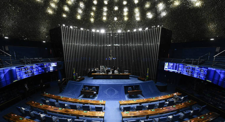 Plenário do Senado Federal, em Brasília (DF)