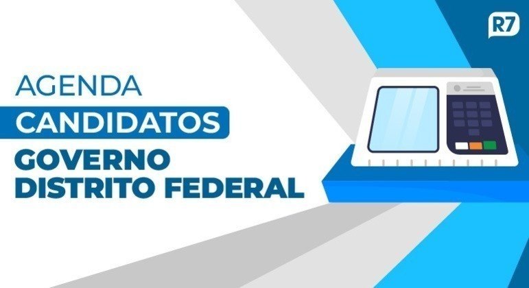 Veja como foi a agenda dos candidatos ao GDF a uma semana das eleições