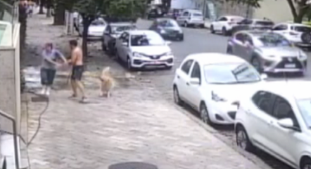 Vítima machucou os joelhos e o braço
