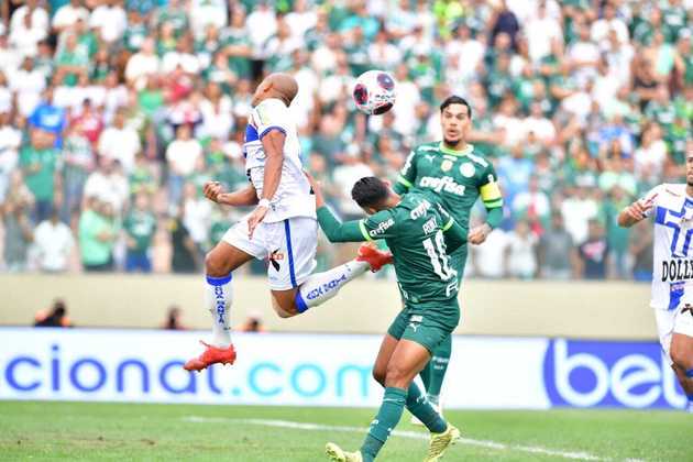 O Palmeiras tem mais chances de gols até a metade do 1º tempo e Ygor Vinhas se destaca