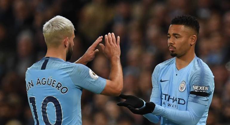 Gabriel Jesus não mostrou potencial para ser o substituto de Aguero, o maior artilheiro do City