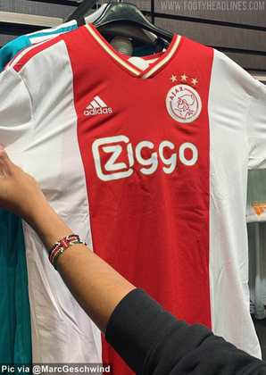 Ajax: camisa 1 (vazada na internet) / fornecedora: Adidas