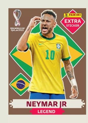 Neymar Jr. é 'figurinha' do álbum desde a Copa do Mundo de 2014