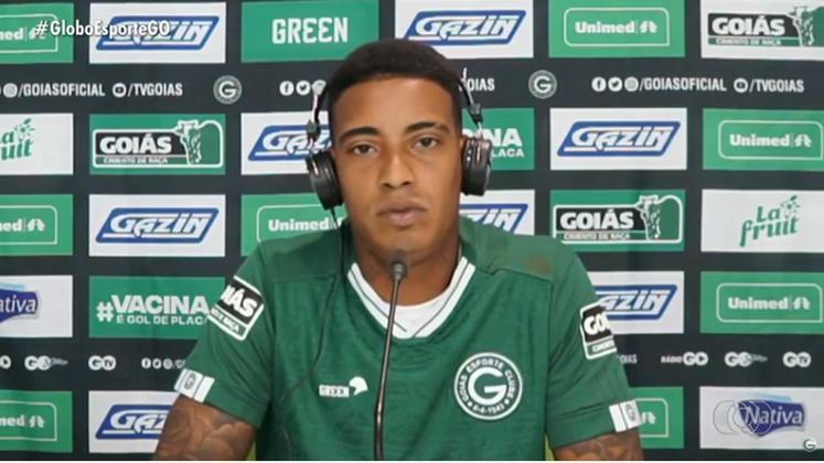 Alef Manga - Durante apresentação na equipe do Goiás, o atacante disse 