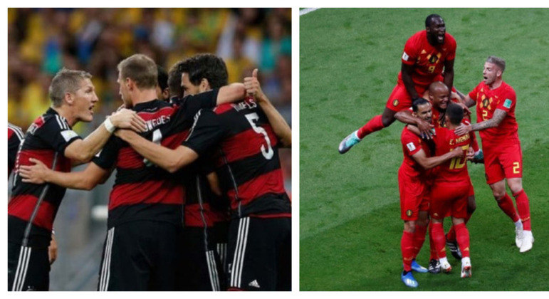 Alemanha e Bélgica não trazem boas lembranças à seleção brasileira