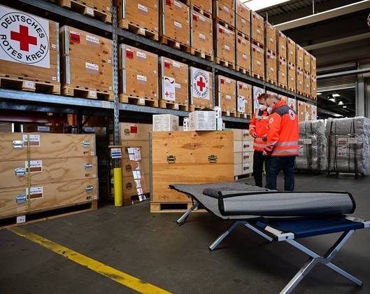 Alemanha envia donativos para a população da Ucrânia