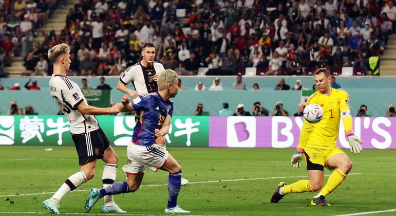 Asano marcou o gol da histórica vitória de virada do Japão sobre a Alemanha